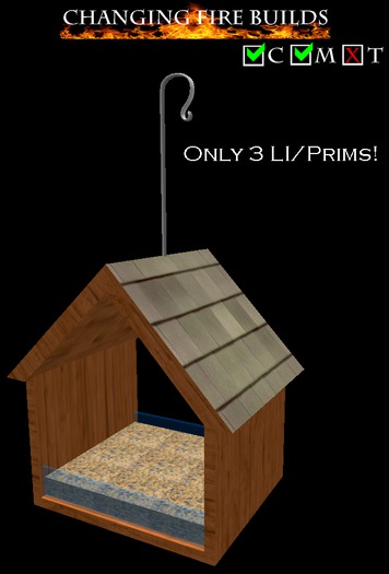AP - Hanging Bird Feeder House Empty v1.0
