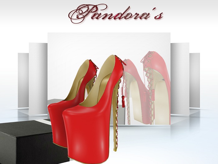 /P/ Slink High Pumps red