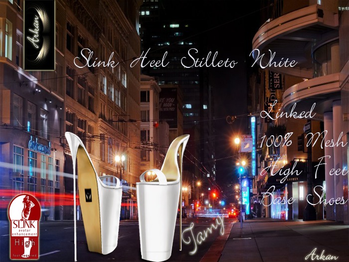 .::Arkan::. Slink Heel Stilleto Tamy White