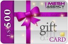 100L$ GIFT CARD {BOX-REZZ-OPEN} - MeshAgency V3