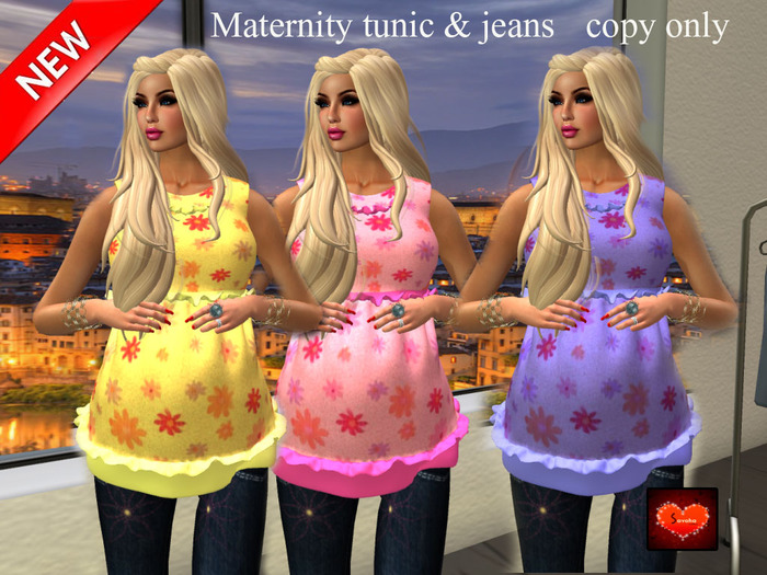 Savoha maternity tunic pack 2