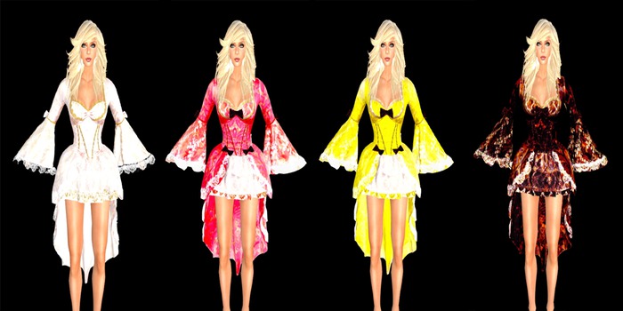 V & H Lynn Vixen costume satin dress Fat pack