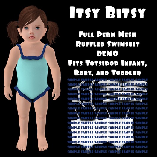 Itsy Bitsy Totsipop Baby Toddler Tween Polo Full Perm Demo Set