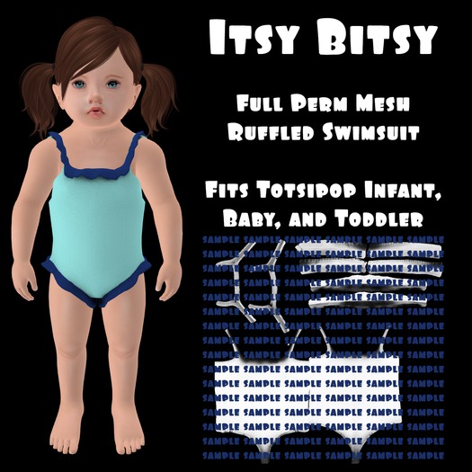 Itsy Bitsy Totsipop Baby Toddler Tween Polo Full Perm Demo Set