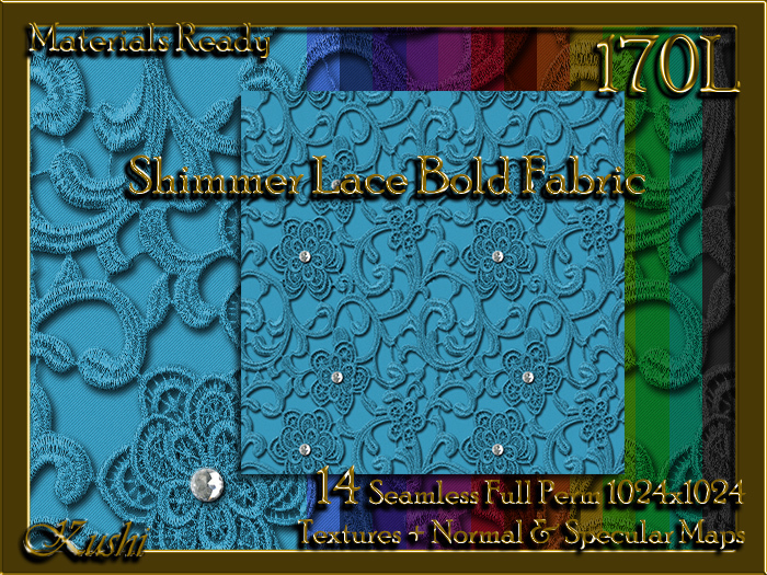 Shimmer Lace Bold Fabric Seamless Textures Materials Ready Full Perms 1024x1024