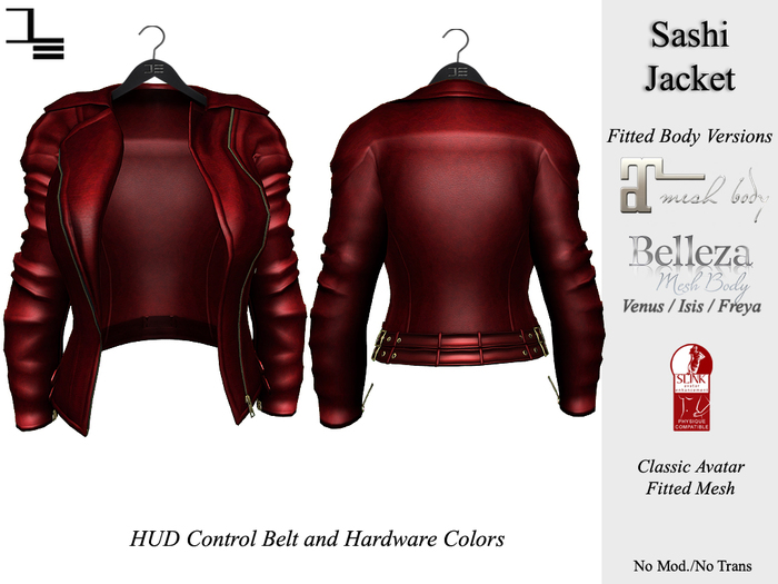 DE Designs - Sashi Jacket - Red