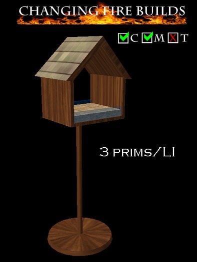 AP - Pole Bird Feeder House Empty v2.0