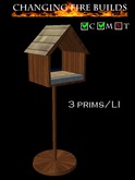 AP - Pole Bird Feeder House Empty v2.0