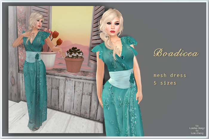 LUZ - Boadicea teal - vendor