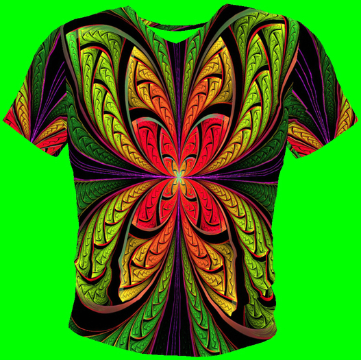 Abstract Fractal T-Shirt Boxed