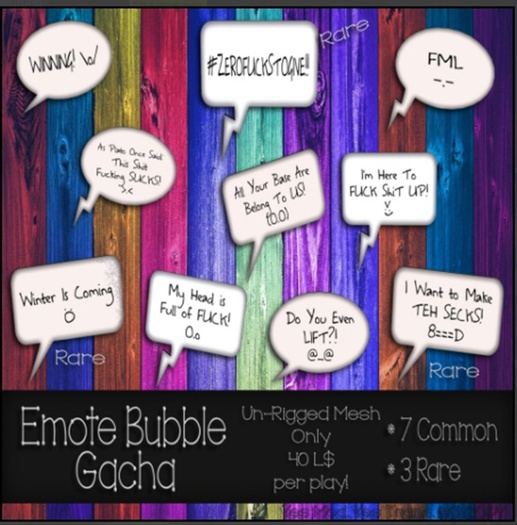 [QE] Emote Bubbles /Winter../ Rare