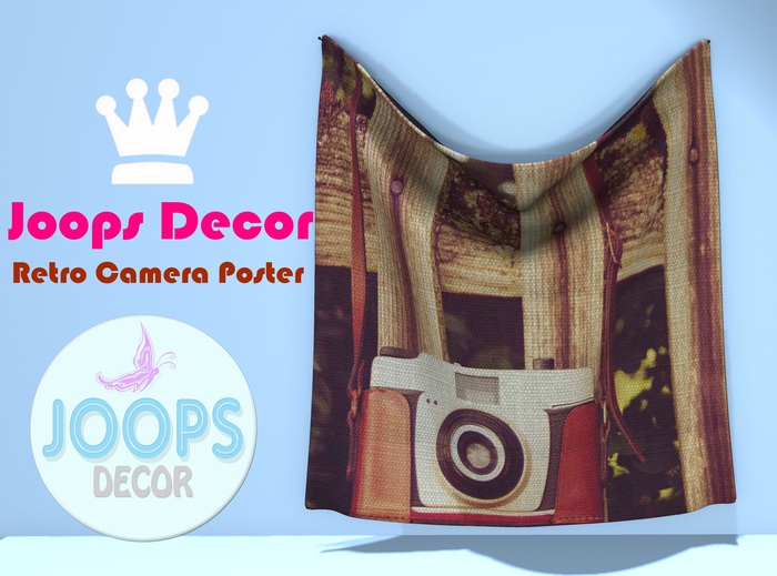 Joops Decor - Retro Camera Poster (Boxed)