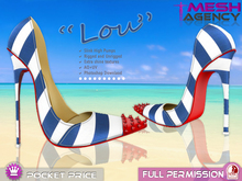 Slink High Pointed Toe Pump "Lou" - FULL PERM