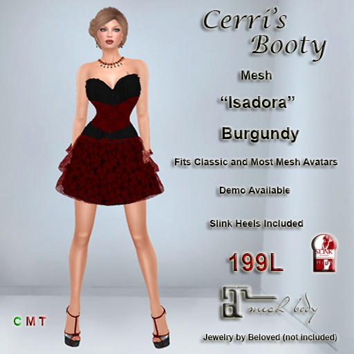 Cerri's Isadora Burgundy