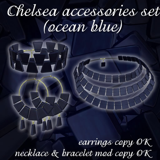 Chelsea accessories set(ocean blue)