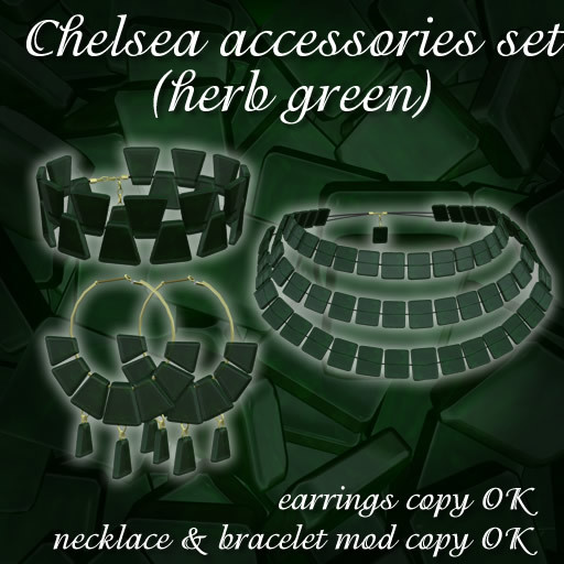 Chelsea accessories set(herb green)