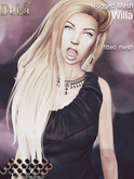 =DeLa*= Mesh Hair "Willa" Reds