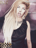 =DeLa*= Mesh Hair "Marinel" Orange Browns