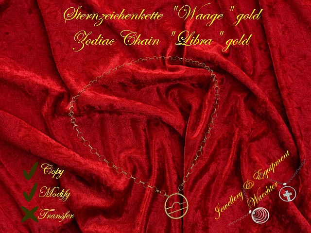 Zodiac Chain "Libra" gold