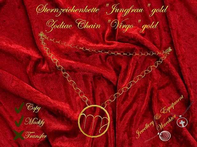 Zodiac Chain "Virgo" gold