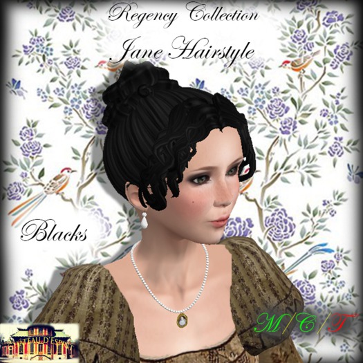 ~CdE~ Regency Jane Hair BLACK