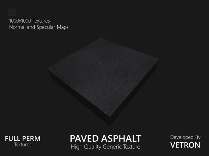 [Vetron] Paved Asphalt