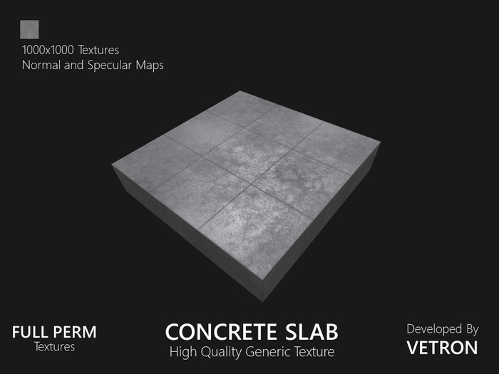 [Vetron] Concrete Slab