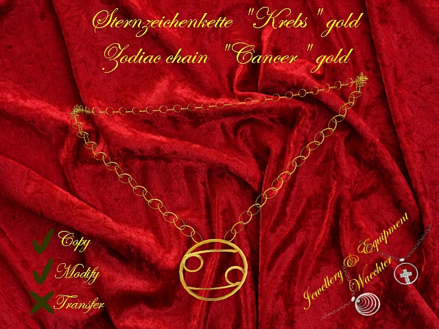 Zodiac Chain "Cancer" gold