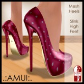 .:AMUI:. SHOES "VERA" - PATTERN DOTS (Slink High Feet)