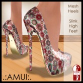 .:AMUI:. SHOES "VERA" - PATTERN MODERN FLW (Slink High Feet)