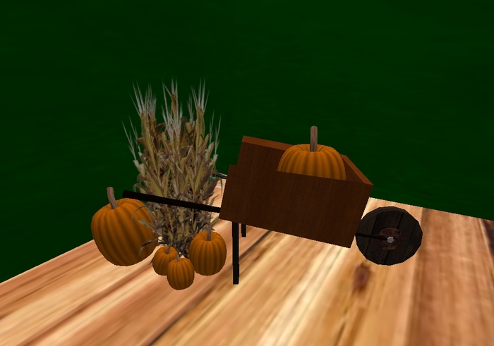 Wheelbarrow w/ HALLOWEEN TRIM
