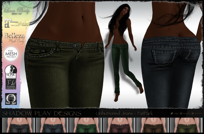Unbuttoned Jeans - FatPack 