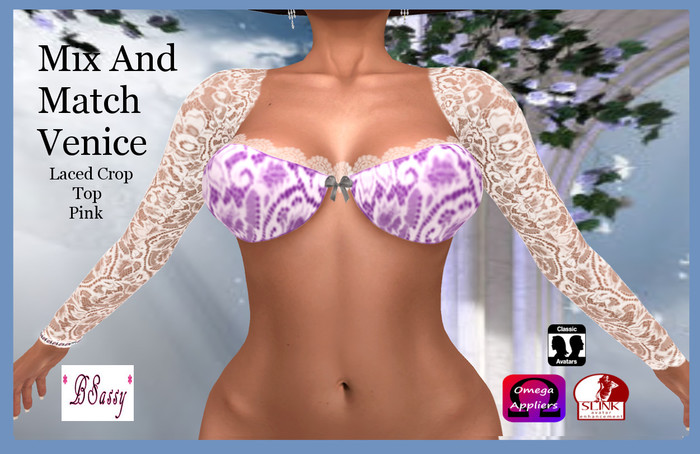 *BSASSY*  LACE DESIGN TANK RED