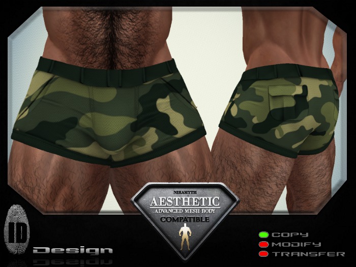 [ ID ] Short Camo Dark For (NIRAMYTH) - AESTHETIC