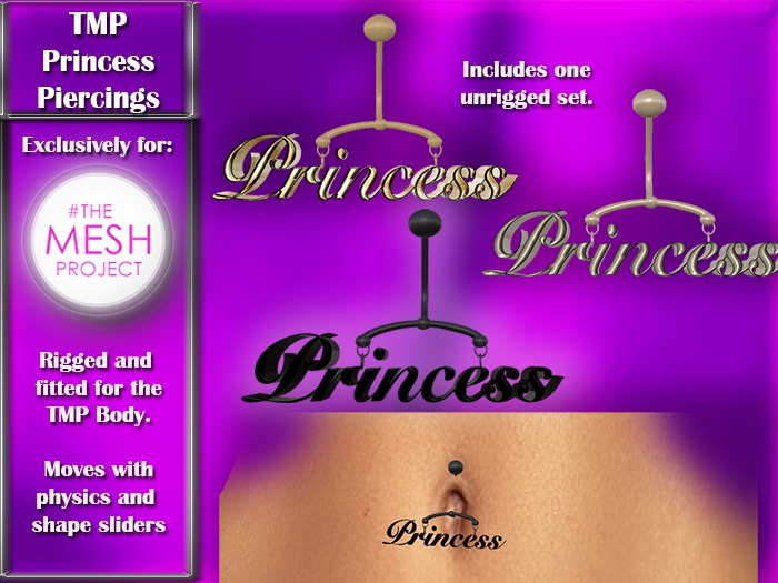 Exclusive for TMP - Princess Navel Piercing