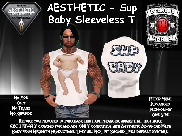 DW Sleeveless T - Sup Baby (Boxed)