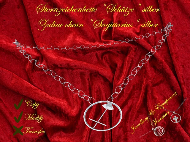 Zodiac Chain "Sagittarius" silver