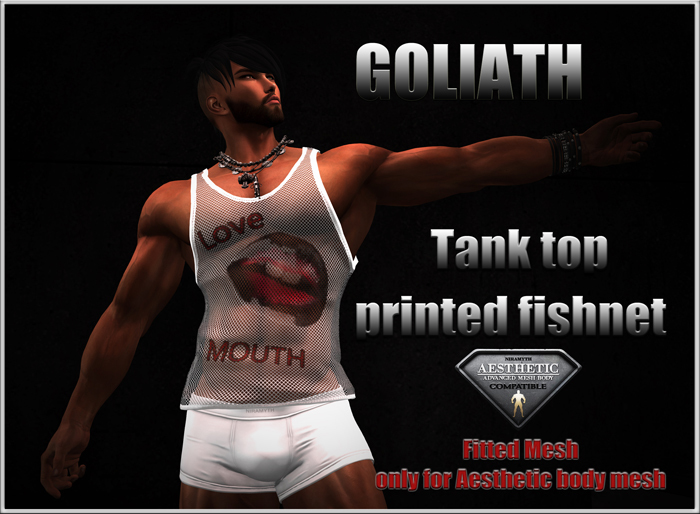 Goliath tank top love mouth