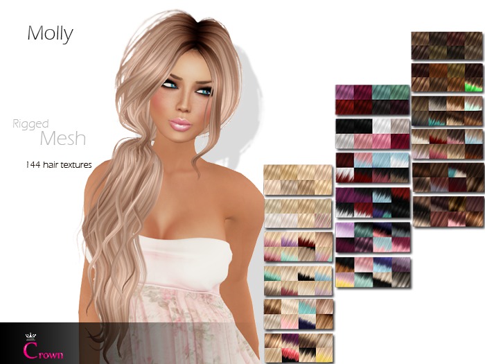 .::Crown::. Long Hair "Jasmin" DEMO V2.0