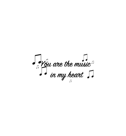 Music In My Heart Decal