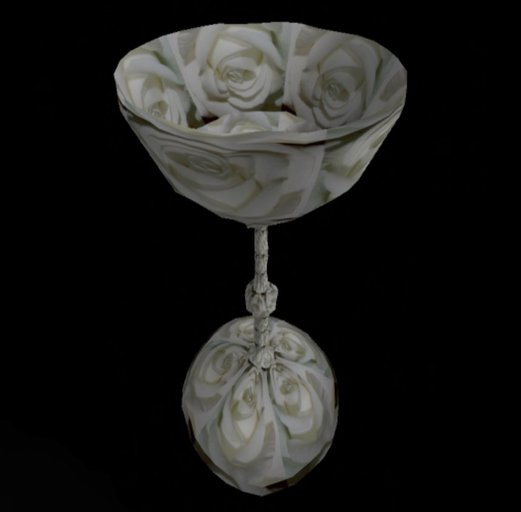 Decorative Bowl~White Rose