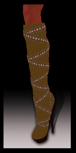 *RD* Wrap Boots (Gold) -box-