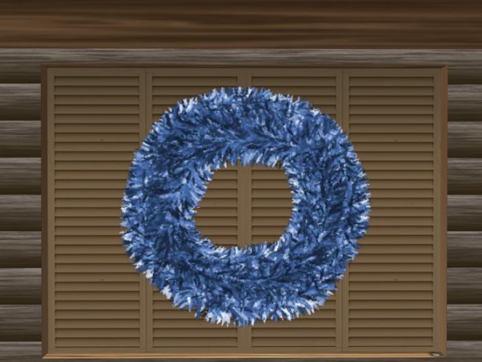 Christmas Wreath - Blue