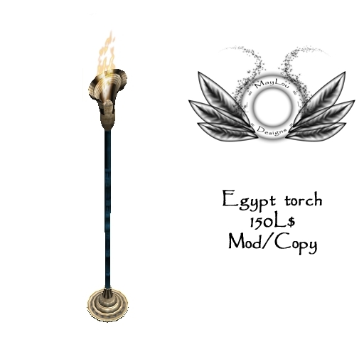 MayLou Designs - Egypt torch
