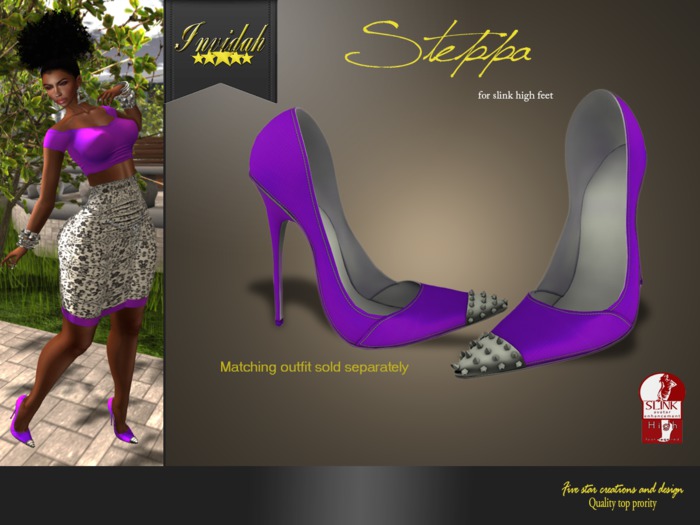 Invidah*Sanchia Outfit BLK/GOLD (Bagged WEAR or Rezz to unpack)