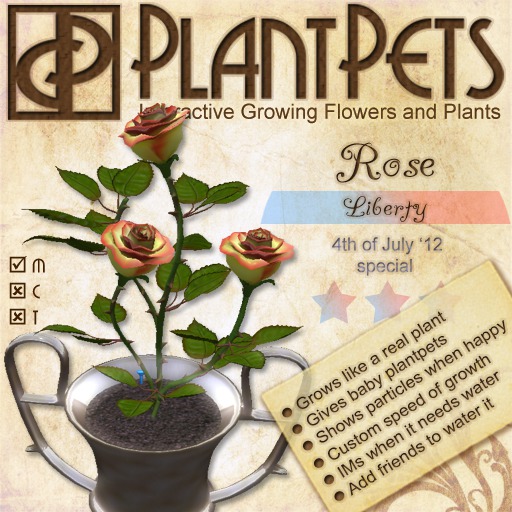 PlantPet Seed [Rose *Liberty*]