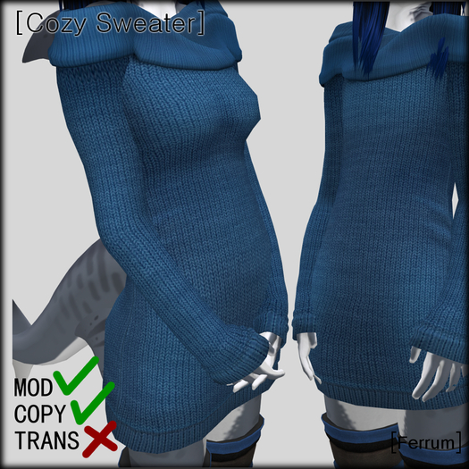 [Ferrum] Cozy Sweater Sky