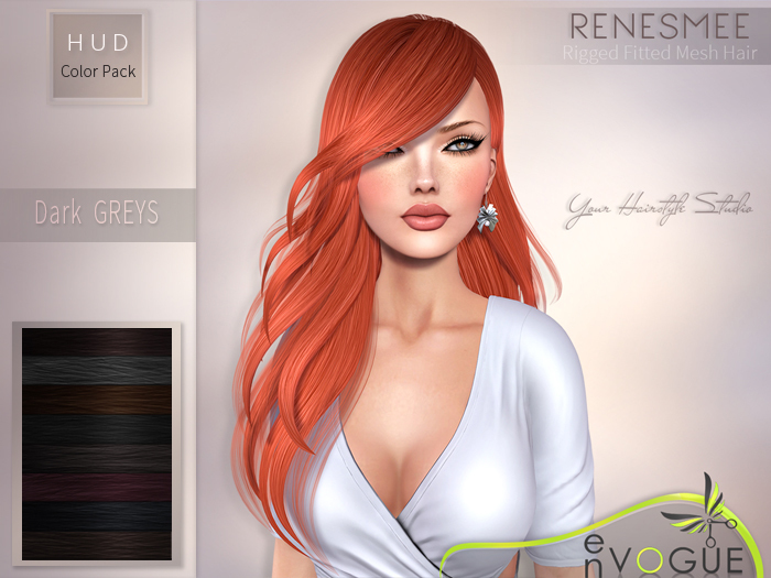 enVOGUE - HAIR Renesmee - Dark Greys