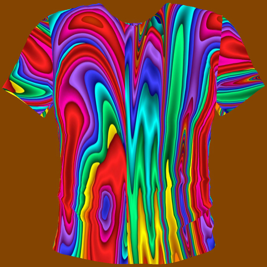 Acid Rainbow T-Shirt (Mesh)