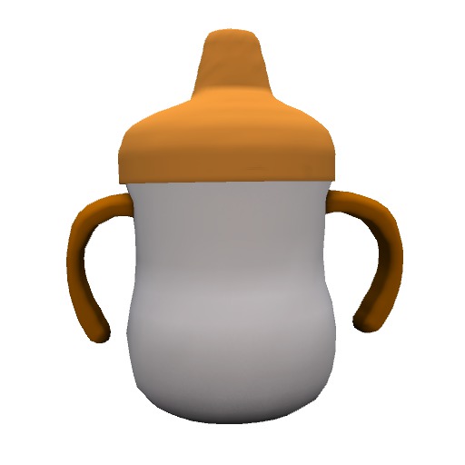 *~. Cute Baby .~* Sippy Cup Orange